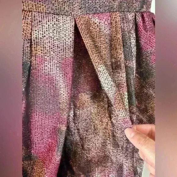 Alice + Olivia Marie Tulip Dress Purple Metallic - Picture 8 of 11